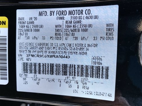 Used 2021 Ford Bronco Sport Outer Banks w/ Outer Banks Package image 54
