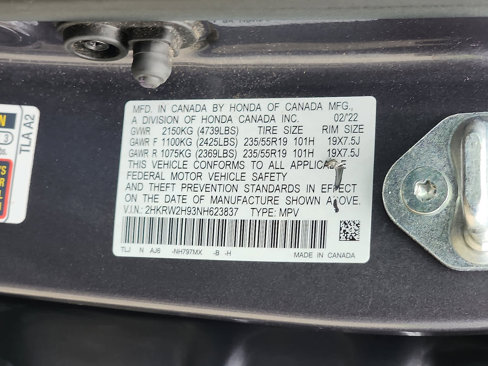 Used 2022 Honda CR-V Touring image 29