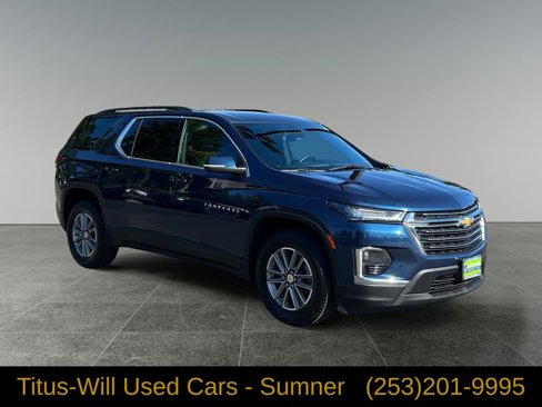 Used 2022 Chevrolet Traverse LT w/ LPO, Cargo Package image 1