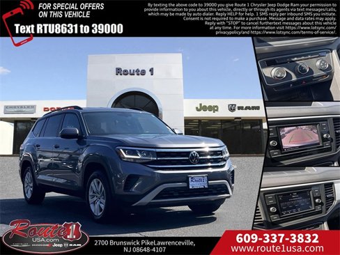 Used 2021 Volkswagen Atlas S image 1