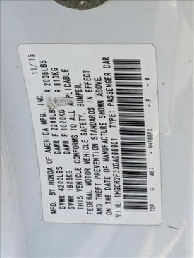 Used 2016 Honda Accord LX image 16