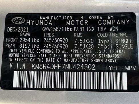 Used 2022 Hyundai Palisade SEL w/ 8P Bench Seat Package image 19