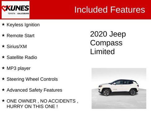 Used 2020 Jeep Compass Limited image 3