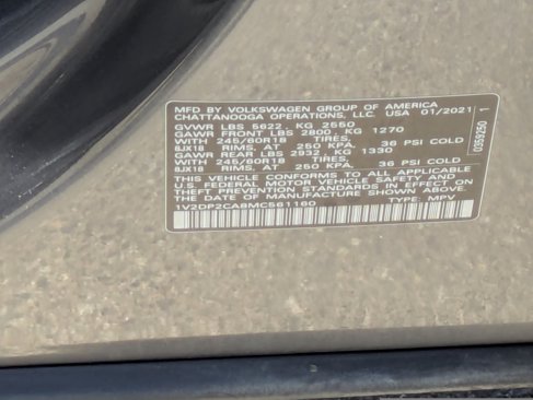Used 2021 Volkswagen Atlas SE image 32