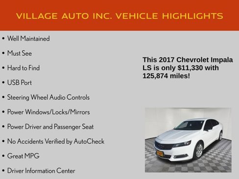 Used 2017 Chevrolet Impala LS image 7