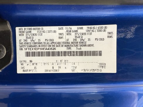 Used 2017 Ford F150 XL w/ Equipment Group 101A Mid image 15
