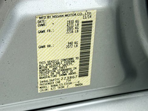 Used 2015 Nissan Altima 2.5 SL w/ Technology Package image 33