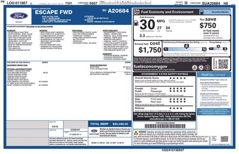 Used 2025 Ford Escape Active w/ Cold Weather Package image 35