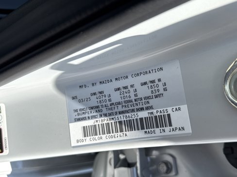 New 2025 MAZDA MAZDA3 s image 17