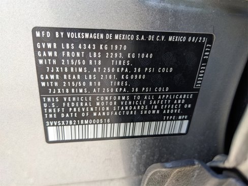 Certified 2024 Volkswagen Taos SE image 36