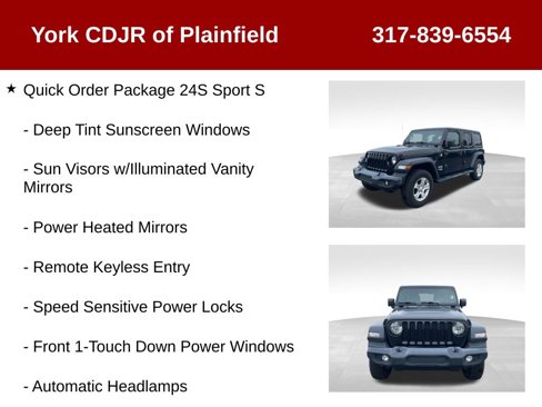 Used 2019 Jeep Wrangler Unlimited Sport S image 6