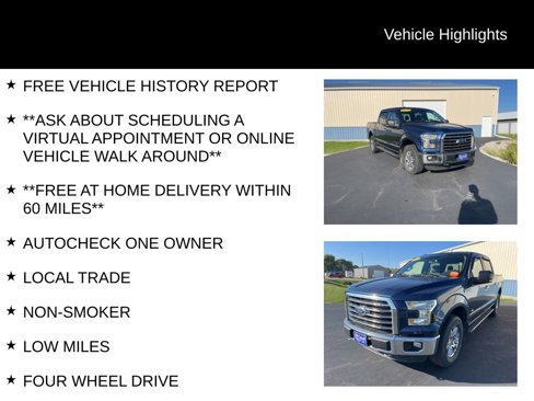 Used 2015 Ford F150 XLT w/ Equipment Group 302A Luxury image 11