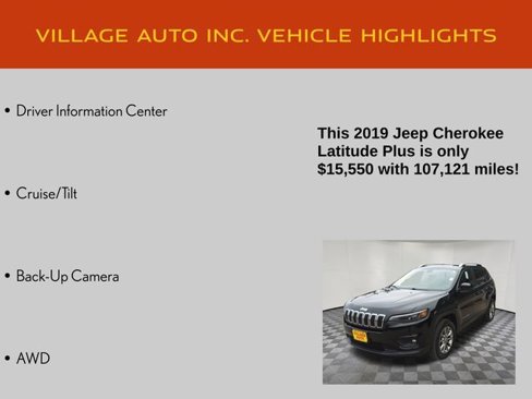 Used 2019 Jeep Cherokee Latitude Plus w/ Cold Weather Group image 14