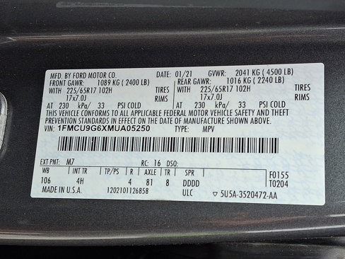 Certified 2021 Ford Escape SE image 26