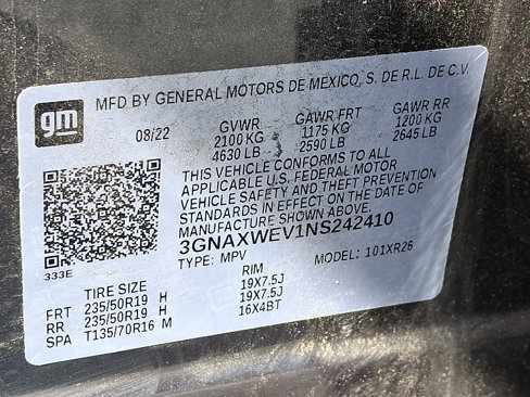 Certified 2022 Chevrolet Equinox RS w/ RS Leather Package image 30