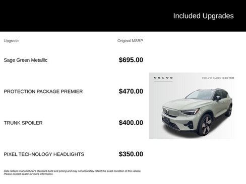 Used 2023 Volvo XC40 Recharge Ultimate w/ Protection Package Premier image 5