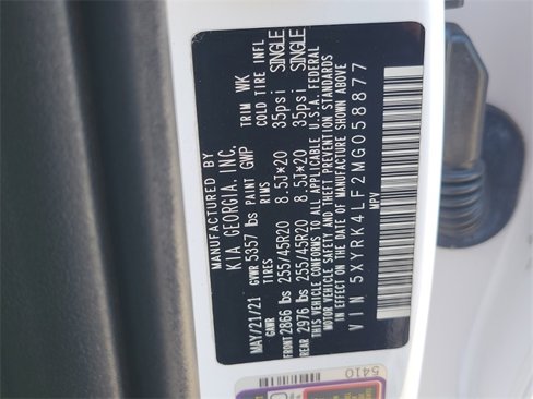 Used 2021 Kia Sorento SX image 16