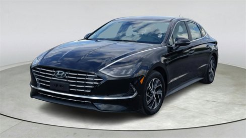 Used 2021 Hyundai Sonata Blue image 3
