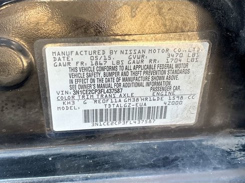 Used 2015 Nissan Versa Note SR image 29