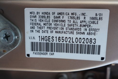 Used 2002 Honda Civic LX image 44