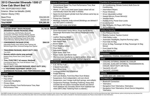 Used 2013 Chevrolet Silverado 1500 LT image 1