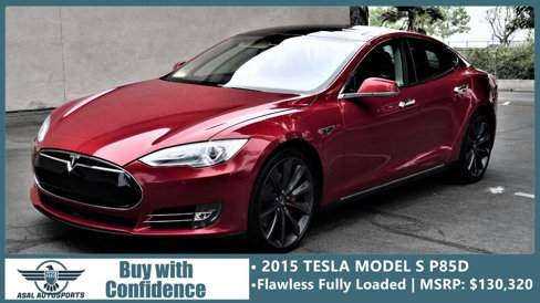 Used 2015 Tesla Model S P85D image 1