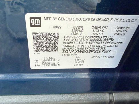 Used 2023 Chevrolet Equinox RS w/ RS Leather Package image 60