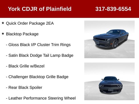 Used 2021 Dodge Challenger SXT w/ Blacktop Package image 6