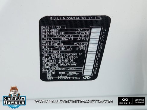 Certified 2024 INFINITI QX50 Luxe image 34