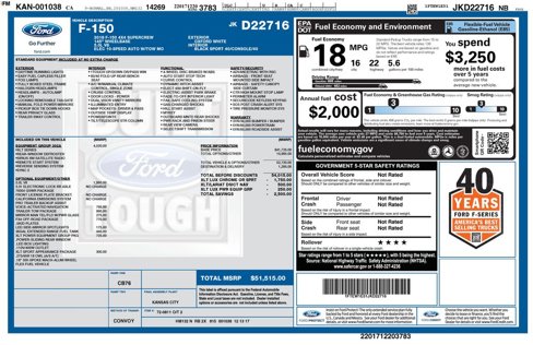 Used 2018 Ford F150 XLT w/ Equipment Group 302A Luxury image 3