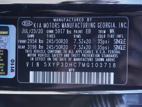 Used 2021 Kia Telluride EX w/ EX Premium Package image 30