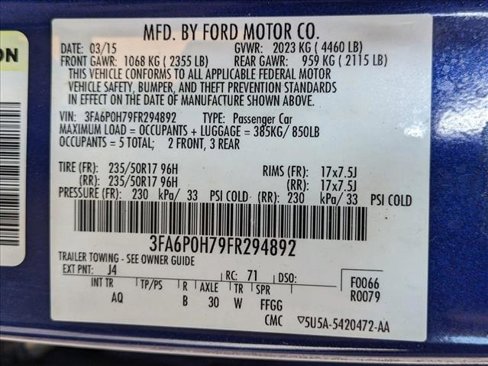 Used 2015 Ford Fusion SE image 25