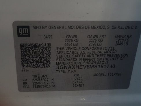 Used 2021 Chevrolet Equinox LS w/ LS Convenience Package image 33
