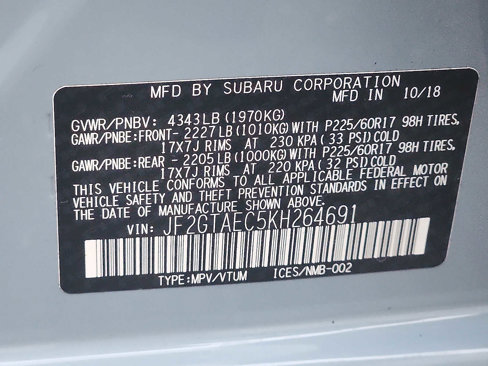 Used 2019 Subaru Crosstrek 2.0i Premium w/ Eyesight System image 26