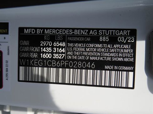 Certified 2023 Mercedes-Benz EQE 350+ 4MATIC Sedan w/ Exclusive Trim Package image 7