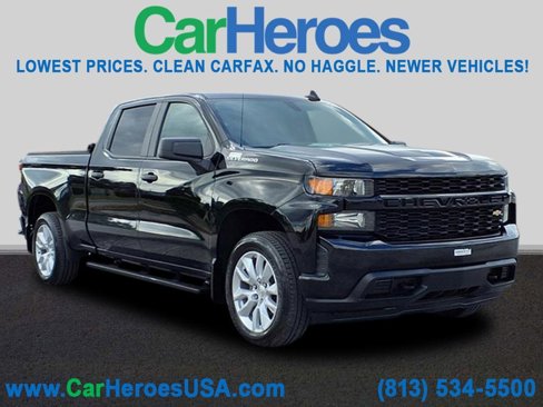Used 2022 Chevrolet Silverado 1500 Custom image 1