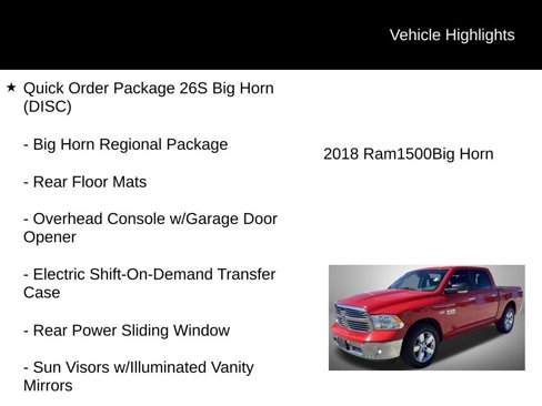 Used 2018 RAM 1500 Big Horn image 4