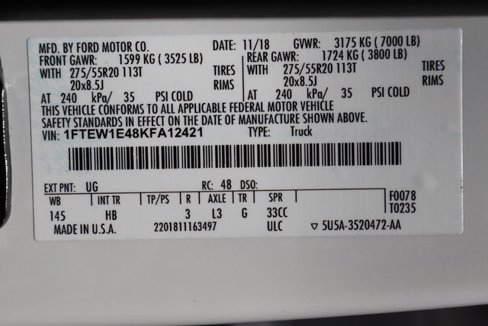 Used 2019 Ford F150 Lariat w/ Equipment Group 502A Luxury image 42