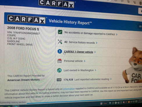 Used 2008 Ford Focus S image 8