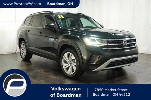 Used 2021 Volkswagen Atlas SE image 1