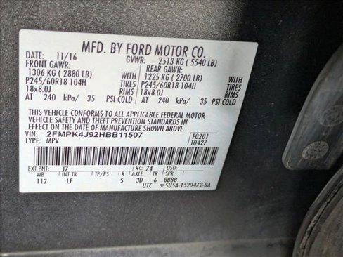 Used 2017 Ford Edge SEL w/ Equipment Group 201A image 16