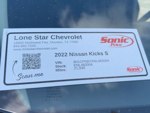 Used 2022 Nissan Kicks S image 30