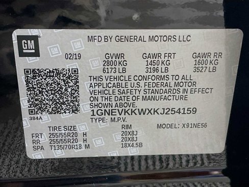 Used 2019 Chevrolet Traverse Premier w/ LPO, Blackout Package image 32