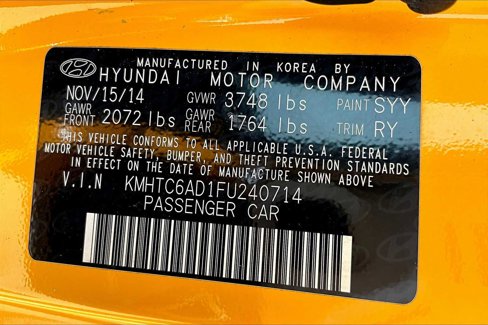 Used 2015 Hyundai Veloster w/ Option Group 02 image 33