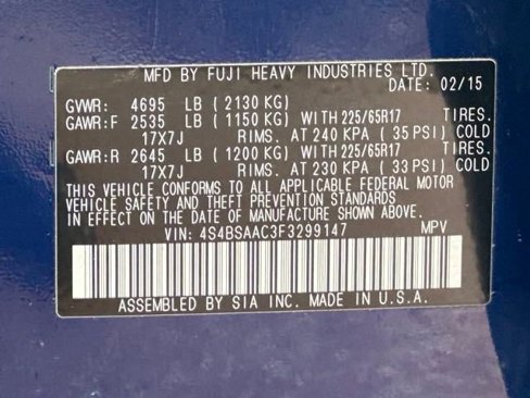 Used 2015 Subaru Outback 2.5i image 32