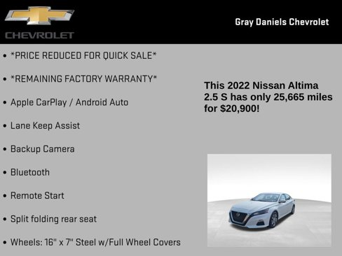Used 2022 Nissan Altima 2.5 S image 6