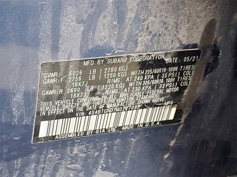 Used 2021 Subaru Outback Limited XT image 26