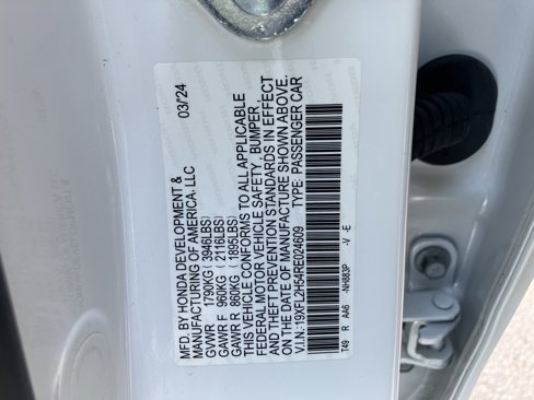 Certified 2024 Honda Civic LX image 34