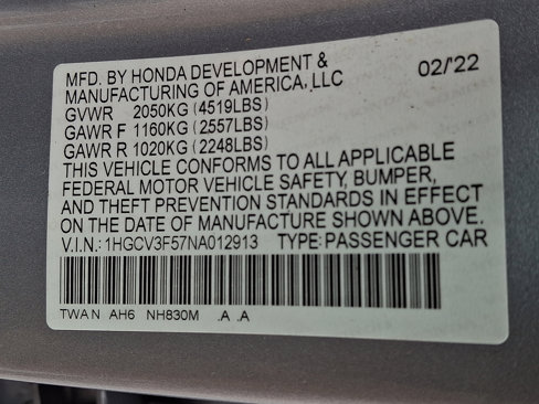 Used 2022 Honda Accord EX-L image 28