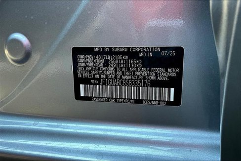 New 2025 Subaru Impreza 2.0i image 27